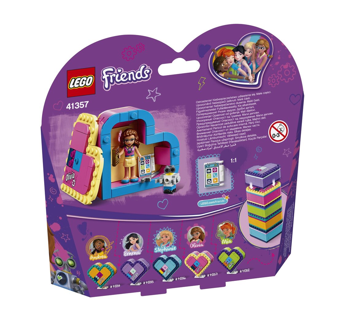 41357 LEGO® Friendsi Olivia südamekarp hind ja info | Klotsid ja konstruktorid | kaup24.ee