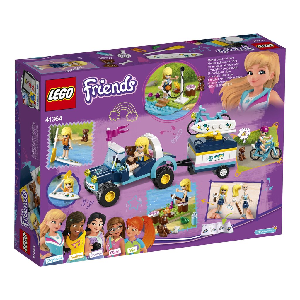 41364 LEGO® Friends Stephanie vanker ja haagis hind ja info | Klotsid ja konstruktorid | kaup24.ee