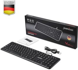 Perixx Periboard-210 DE цена и информация | Клавиатура с игровой мышью 3GO COMBODRILEW2 USB ES | kaup24.ee