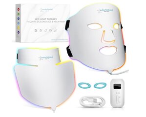 LED valgusteraapia ilumask Bodynskin цена и информация | Приборы для ухода за лицом | kaup24.ee