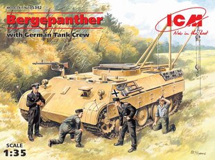 Liimitav mudel ICM 35342 Bergepanther with German Tank Crew (4 figures) 1/35 цена и информация | Склеиваемые модели | kaup24.ee