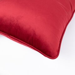 Подушка Velvet 45x45см, горчично-желтая цена и информация | Декоративные подушки и наволочки | kaup24.ee