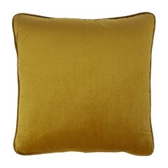 Подушка Velvet 45x45см, горчично-желтая цена и информация | Декоративные подушки и наволочки | kaup24.ee