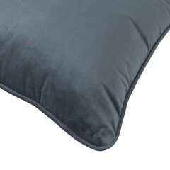Подушка Velvet 45x45см, серая цена и информация | Декоративные подушки и наволочки | kaup24.ee