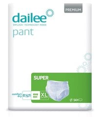 Эргономичные подгузники DAILEE Pant Premium Super XL, 14 шт. цена и информация | Подгузники, прокладки, одноразовые пеленки для взрослых | kaup24.ee