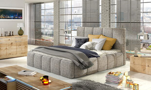 Кровать  Edvige, 180х200 см, серый цвет цена и информация | Кровати | kaup24.ee