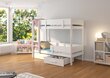 Narivoodi Adrk Furniture Etiona, 80x180 cm, valge hind ja info | Lastevoodid | kaup24.ee