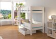 Narivoodi Adrk Furniture Etiona, 80x180 cm, valge hind ja info | Lastevoodid | kaup24.ee