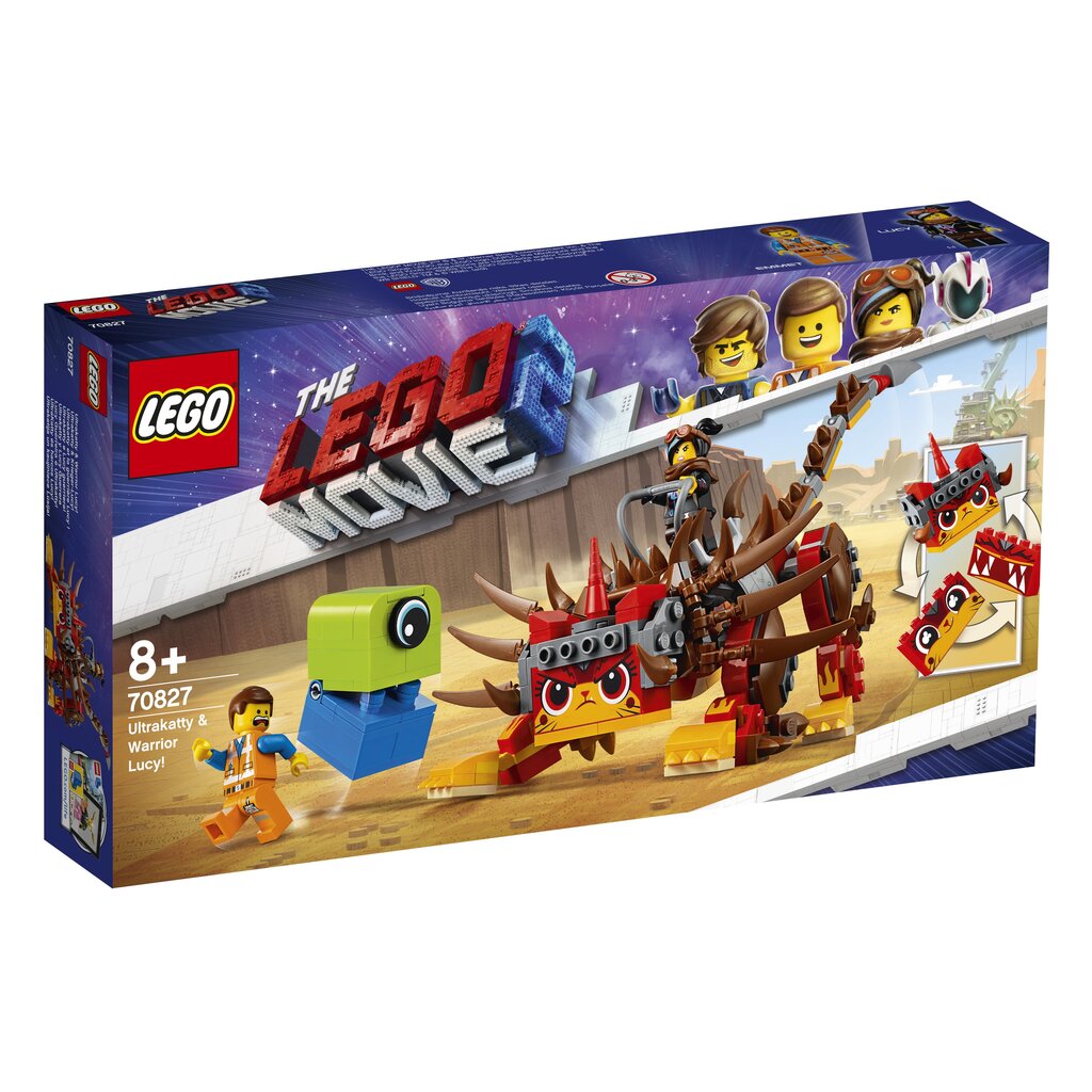 70827 LEGO® MOVIE 2 Ultracat ja Warrior Lucy hind ja info | Klotsid ja konstruktorid | kaup24.ee