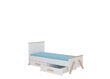 Voodi Adrk Furniture Koral, 90x200 cm, valge/pruun цена и информация | Lastevoodid | kaup24.ee