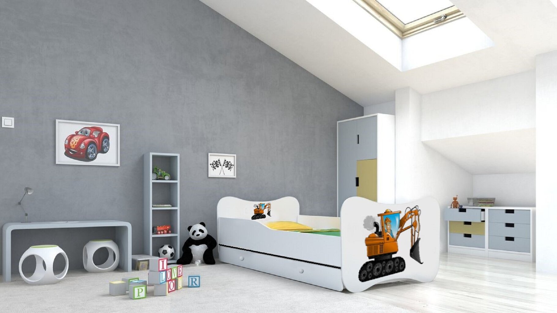 Lastevoodi Adrk Furniture Casimo, 70x140 cm, erinevad värvid hind ja info | Lastevoodid | kaup24.ee