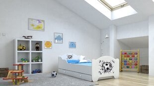 Lastevoodi Adrk Furniture Amadis Ball, 70x140 cm, valge hind ja info | Lastevoodid | kaup24.ee