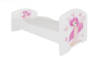 Lastevoodi Adrk Furniture Pepe Girl with wings, 70x140 cm, valge hind ja info | Lastevoodid | kaup24.ee