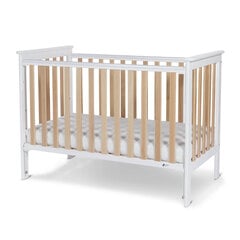 Детская кроватка Nordbaby Leolia, 60x120, белый цвет цена и информация | Детские кроватки | kaup24.ee