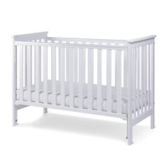 Детская кроватка Nordbaby Leolia, 120х60 см, белая цена и информация | Детские кроватки | kaup24.ee