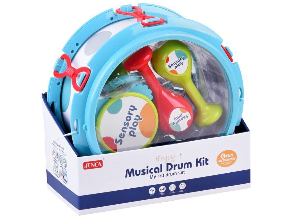 Laste muusikainstrumentide komplekt trummidega hind ja info | Imikute mänguasjad | kaup24.ee
