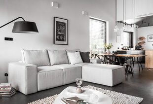 Мягкий уголок  Silla, серый цена и информация | Угловые диваны | kaup24.ee