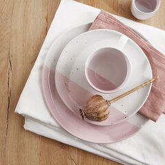 Тарелка Luve D20см, бело-розовая цена и информация | Посуда, тарелки, обеденные сервизы | kaup24.ee