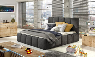 Кровать  Edvige, 140х200 см, серый цвет цена и информация | Кровати | kaup24.ee