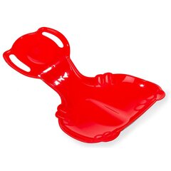 Śllizg plastikowy premium comfort duży czerwony цена и информация | Санки | kaup24.ee