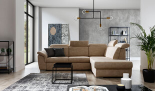 Мягкий угловой диван Loreto, коричневый цена и информация | Угловые диваны | kaup24.ee