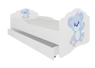 Детская кроватка Adrk Furniture Casimo Bear, 80x160 см, белый цвет цена и информация | Детские кровати | kaup24.ee