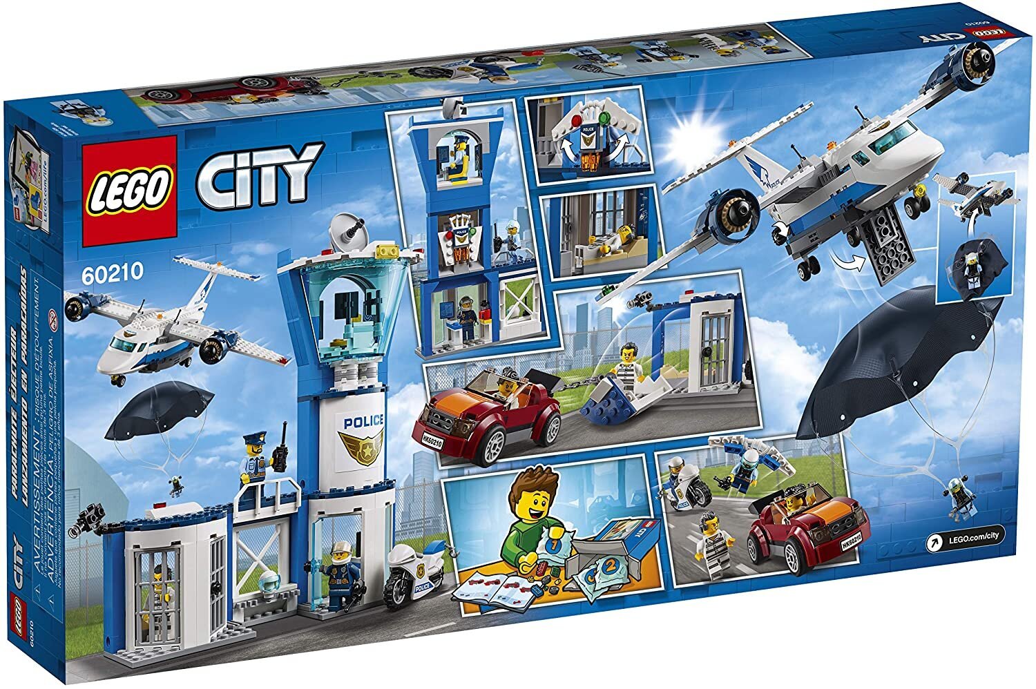 60210 LEGO® City Õhupolitsei õhubaas цена и информация | Klotsid ja konstruktorid | kaup24.ee