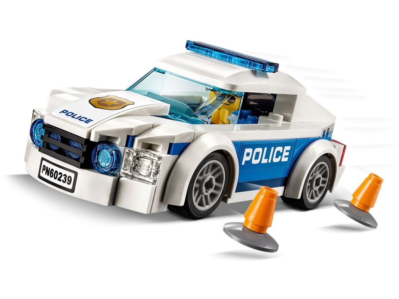 60239 LEGO® City Politseipatrulli auto цена и информация | Klotsid ja konstruktorid | kaup24.ee