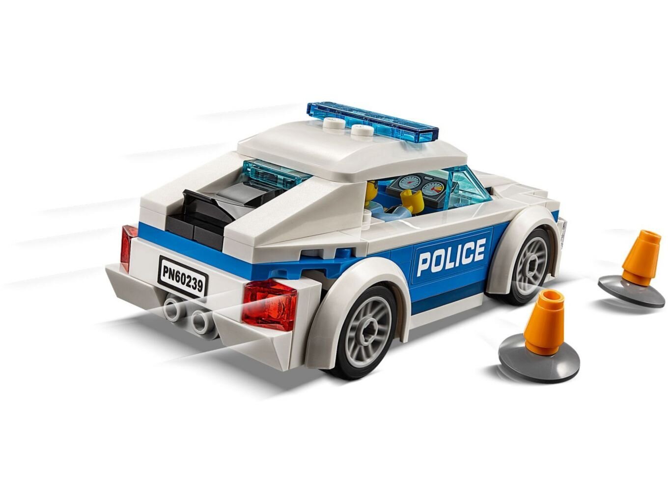 60239 LEGO® City Politseipatrulli auto цена и информация | Klotsid ja konstruktorid | kaup24.ee