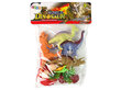 Dinokujude komplekt koos tarvikutega, 15 tk hind ja info | Poiste mänguasjad | kaup24.ee