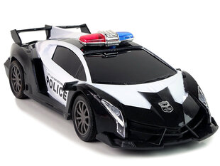 Полицейская гоночная машина с дистанционным управлением, черная цена и информация | Игрушки для мальчиков | kaup24.ee