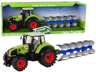 Traktor koos künaga, roheline hind ja info | Poiste mänguasjad | kaup24.ee
