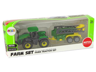 Traktor koos pritsiga, roheline hind ja info | Poiste mänguasjad | kaup24.ee