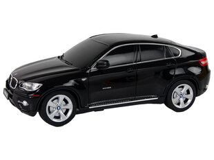 Kaugjuhitav auto BMW X6, 1:24, must hind ja info | Poiste mänguasjad | kaup24.ee