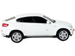 Kaugjuhitav auto BMW X6, 1:24, valge цена и информация | Poiste mänguasjad | kaup24.ee