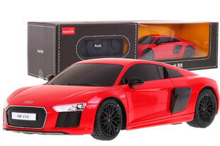 Kaugjuhitav auto Audi R8, 1:24, punane цена и информация | Игрушки для мальчиков | kaup24.ee