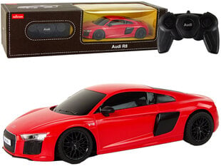 Kaugjuhitav auto Audi R8, 1:24, punane цена и информация | Игрушки для мальчиков | kaup24.ee