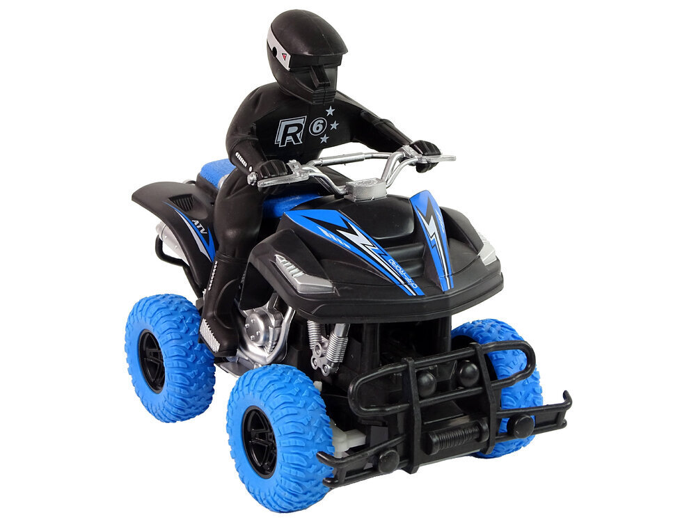 Quad Bike 27 Mhz 1:18 akuga, sinine hind ja info | Poiste mänguasjad | kaup24.ee