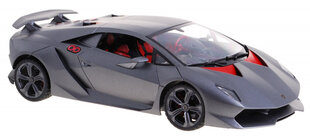 Kaugjuhitav auto Lamborghini Sesto Elemento, 1:14, hõbedane hind ja info | Poiste mänguasjad | kaup24.ee