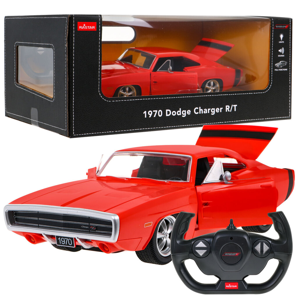 Автомобиль на дистанционном управлении Dodge Charger, 1:16, красный цена |  kaup24.ee