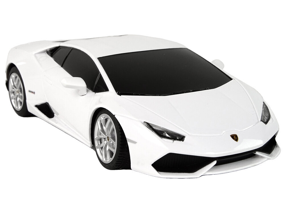 Kaugjuhitav auto Lamborghini Huracan, 1:24, valge hind ja info | Poiste mänguasjad | kaup24.ee