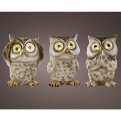 Valgusdekoratsioon OWL LED, 3 öökulli hind ja info | Sisustuselemendid | kaup24.ee