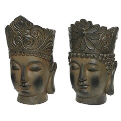 Цветочный горшок Budha Head, коричневый, микс цена и информация | Вазоны | kaup24.ee