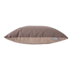 Pillow MY COTTON 45x45cm, light beige/brown цена и информация | Декоративные подушки и наволочки | kaup24.ee