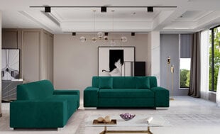 Комплект мягкой мебели из 2 предметов Eltap Porto 2+3, зеленый цвет цена и информация | Комплекты мягкой мебели | kaup24.ee