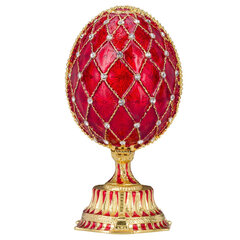 Яйцо-шкатулка в стиле Фаберже с императорской короной цена и информация | Другие оригинальные подарки | kaup24.ee