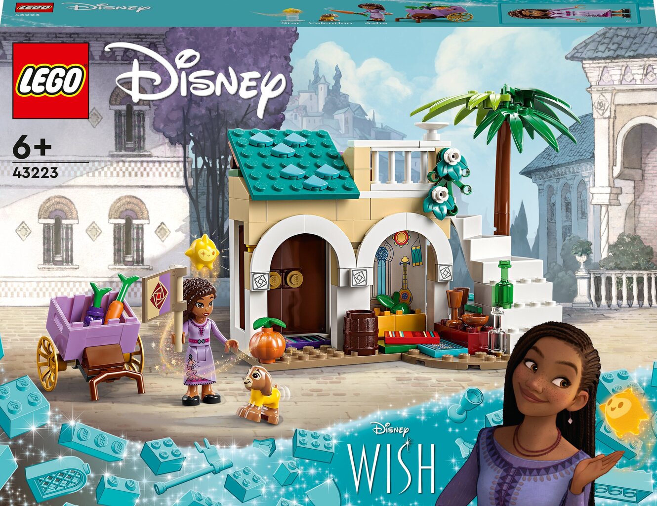 43223 Lego® Disney Asha Rosas linnas hind ja info | Klotsid ja konstruktorid | kaup24.ee