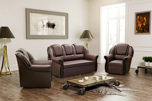 Комплект мягкой мебели из 3 предметов Lord, коричневый цена и информация | Комплекты мягкой мебели | kaup24.ee