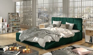 Кровать Grand, 160х200 см, зеленый цвет цена и информация | Кровати | kaup24.ee