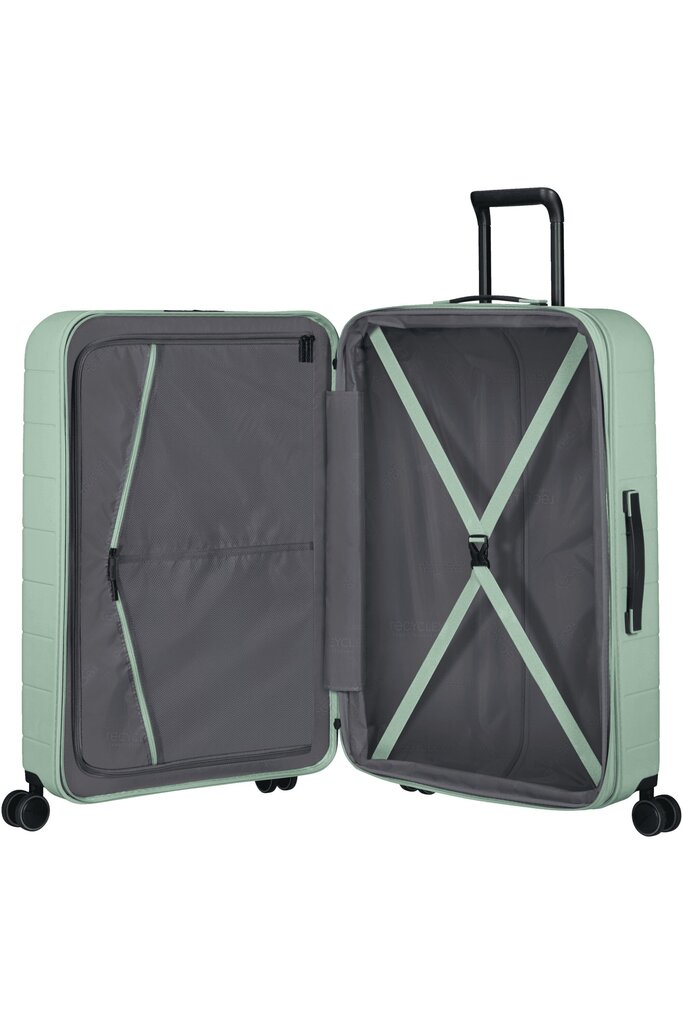 Keskmine reisikohver American Tourister Novastream Spinner, M, Nomad Green/roheline hind ja info | Kohvrid, reisikotid | kaup24.ee